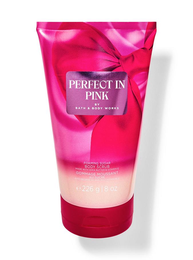BATH & BODY PERFECT IN PINK BODY SCRUB 226G. — PINK SUGAR