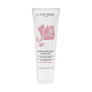 LANCOME PARIS CREME-MOUSSE CONFORT CLEANSING CREAMY-FOAM WITH ROSE EXTRACT 125ML