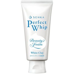 SENKA PERFECT WHIP BEAUTY FOAM WHIE CLAY CLEANSER FROM JAPAN120G