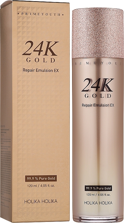 HOLIKA HOLIKA PRIME YOUTH 24K GOLD REPAIR EMULSION EX 120ML