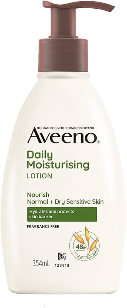 AVEENO DAILY MOISTURISING LOTION NOURISH NORMAL+DRY SENSITIVE SKIN 354ML