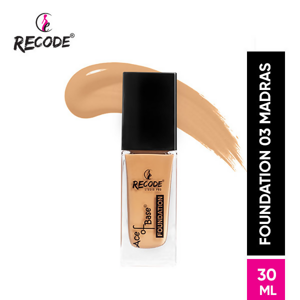 RECODE STUDIO PRO ACE OF BASE FOUNDATION HD MATTE 03 MADRAS 30ML