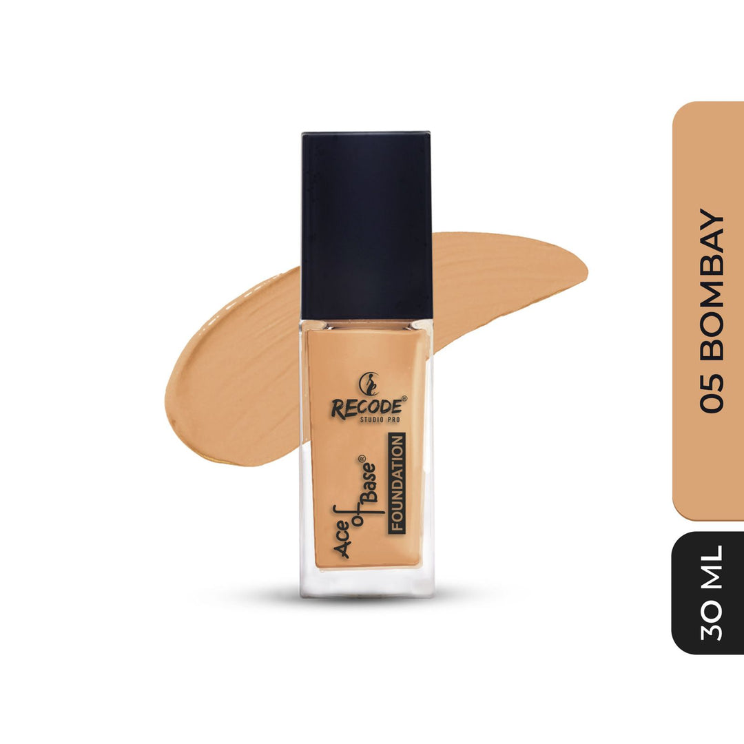 RECODE STUDIO PRO ACE OF BASE FOUNDATION HD MATTE 05 BOMBAY 30ML