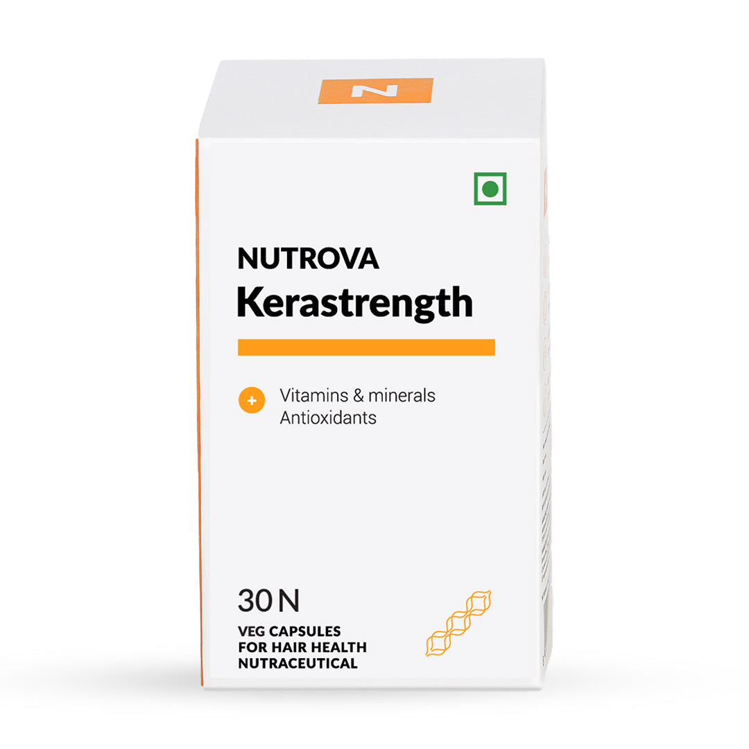 NUTROVA KERASTRENGTH 30N VEG CAPSULES FOR HAIR HEALTH