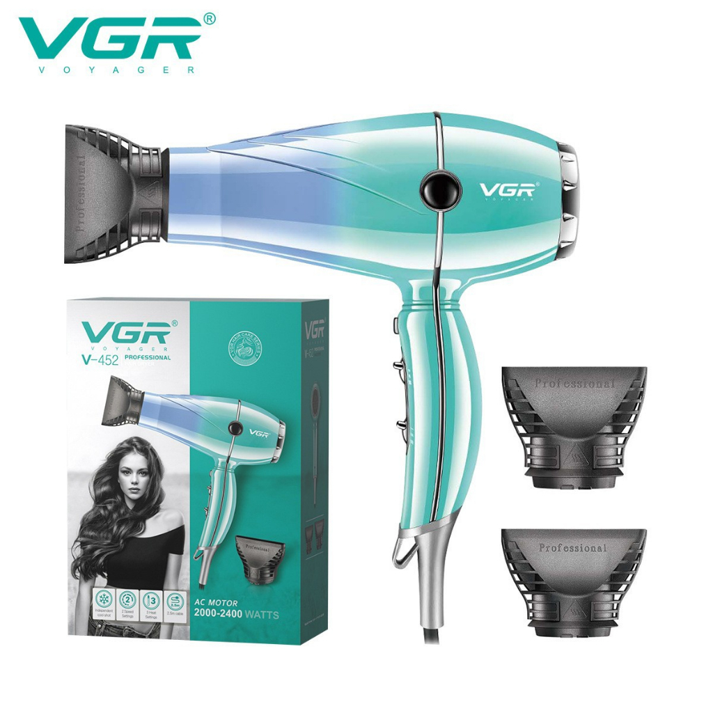 VGR V-452 PROFESSIONAL HAIR DRYER 2000-2400WATTS