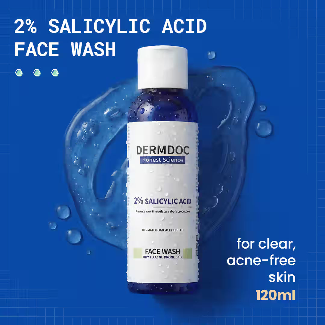 DERMDOC HONEST SCIENCE 2% SALICYLIC ACID FACE WASH