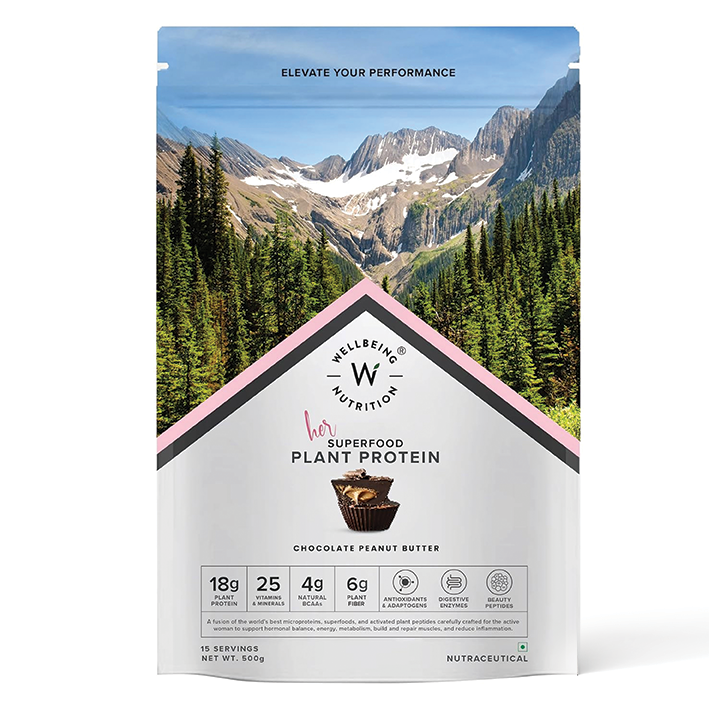 WELL BEING NUTRITION SUPERFOOD PLANT PROTEIN 500G