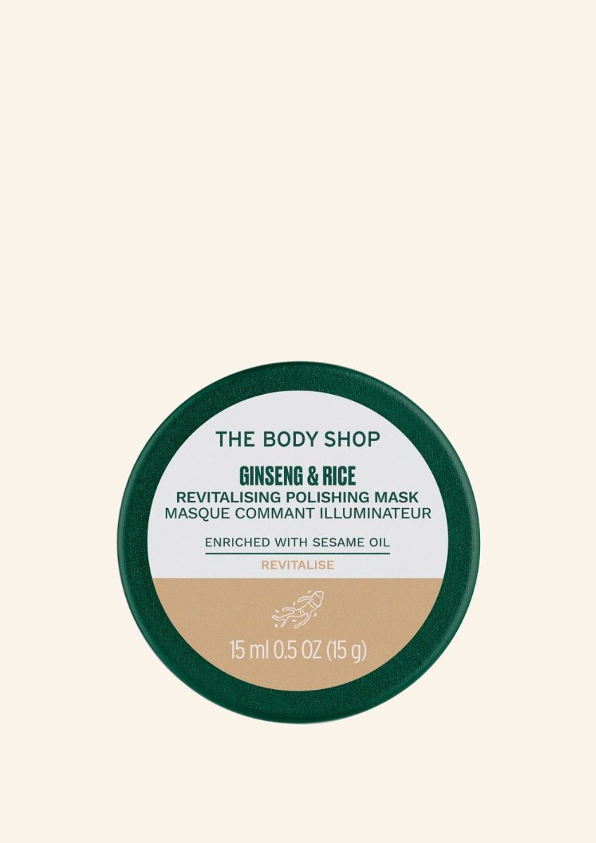 The Body Shop Ginseng & Rice Revitalising Polishing Mask-15ML